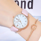 Disney Women Watch Double Calendar Belt Korean Fashion Trend Large Dial Quartz Watch Student Net Belt Women's Casual Watch 269 Gifts for Women