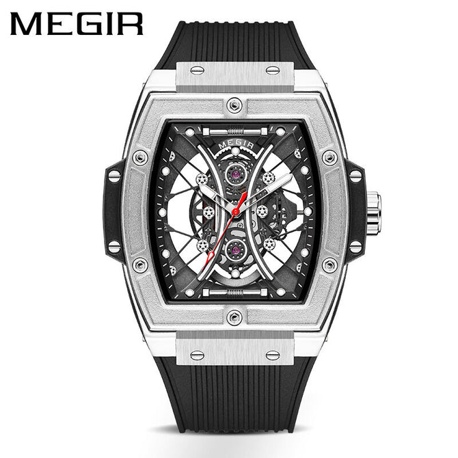 New Megir Men's Watch Best-Seller Douyin Fashion Square Luminous Sports Watch men casual 8109
