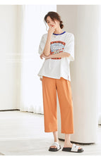 Maternity Clothes New Spring Summer 2023 New Home Clothes Modal cotton Pregnant Women Home comfort causal Pants 6161