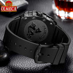 OLMECA watch men's concept automatic non-mechanical watch sports fashion luminous waterproof men's watch 905