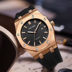 PINTIME Popular Outdoor Multi-Functional Sports Leisure Large Dial Men's Quartz Watch 2665