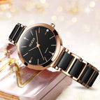 OLEVS 5877 fashion quartz women's watch Jam tangan perempuan waterproof women's Casual watch