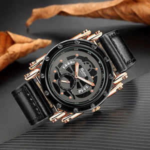Oulm watch for men new Korean personalized calendar luminous leather watch fashion quartz watch HP3399