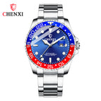 CHENXI Green Water Ghost Watch Women's Men's Couple Watch Waterproof Fashion Luminous Men's Watch CX-085A