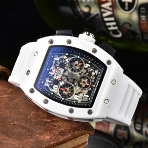 Watch for men New Melamine Six-Pin Running Second Watch Genuine Spot Square men's Casual quartz Watch 9924