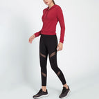 Women's sports suit professional running quick drying yoga clothing y26s7016 + y26k6992