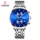 CHENXI Creative Style Watch Men's Multi-Function Sports Watch Men's Fashion Luminous Watch cx-971 steel