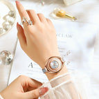 Women watch New quicksand rose gold diamond watch ladies fashion trend quartz watch 055