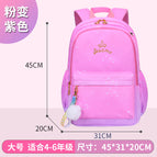 New school bag for primary school students sweet and cute girls backpack lightweight waterproof children's school bag 2271