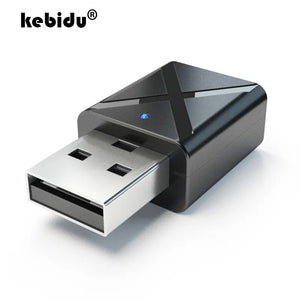 kebidu Hot Car Bluetooth Transmitter Receiver V5.0 3.5mm AUX Stereo Wireless Bluetooth Adapter Bluetooth Transmitter For TV