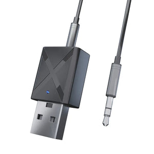 kebidu Hot Car Bluetooth Transmitter Receiver V5.0 3.5mm AUX Stereo Wireless Bluetooth Adapter Bluetooth Transmitter For TV
