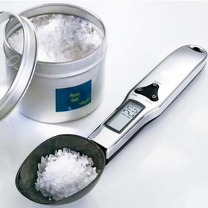 Pocket 0.1-500g Digital Balance Food Flour Weight Scale Kitchen Measuring Spoon (2 x AAA)