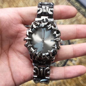 Pintime Original claws millennial watch men's fashion retro y2k European and American special-shaped high-end trendy brand ins niche sports casual quartz watch