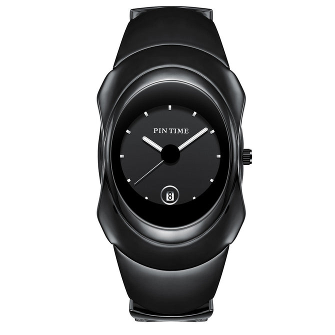 PINTIMEy2k special-shaped men's quartz watch fashion trendy high-end ins niche design men's casual watch