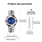 PINTIMEy2k special-shaped personalized creative retro watch men's ins niche design quartz watch