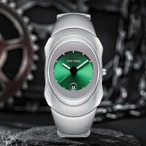 PINTIMEy2k special-shaped men's quartz watch fashion trendy high-end ins niche design men's casual watch