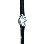 Medieval men's watch special-shaped melting twist y2k fashion high-end ins niche design quartz men casual watch