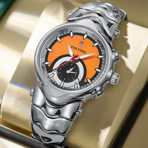PINTIME Men's watch Y2K original style non-mechanical retro men's watch fashion trendy high ins niche design men's quartz casual watch