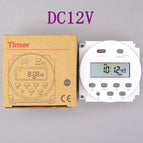 timer 220V 110V 24V 12V CN101A Digital LCD Power Timer Programmable Time Switch Relay 16A  CN101