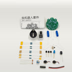 Photosensitive Mobile Robot DIY Kit Bulk Tail Breathing Lamp Interesting Electronic Training Kit wholesale bulk price