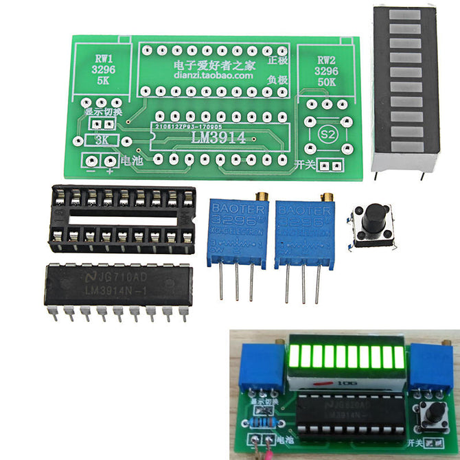 LED Power Indicator Kit DIY Battery Tester Module For 2.4-20V Battery wholesale bulk price