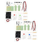 Geekcreit DIY Warning Strobe Light Kit Parts CD4017 Thunder Flash LED Electronic Kit wholesale bulk price