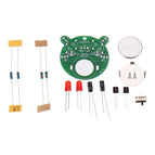 DIY Electronic Kit Set Cartoon Bear LED Flash Light Production Kit Simple Flash Parts DIY Skill Competition Triode Soldering wholesale bulk price