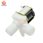 1/2" Plastic Solenoid Valve 12V 24V 220V Magnetic Washing Machine Dispenser Drinking Water Pneumatic Pressure Controller Switch