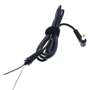 1.2m 5.5 *1.7 mm Power Supply Plug Connector With Cord / Cable For Acer  Laptop Adapter Cable