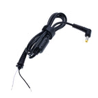 1.2m 5.5 *1.7 mm Power Supply Plug Connector With Cord / Cable For Acer  Laptop Adapter Cable