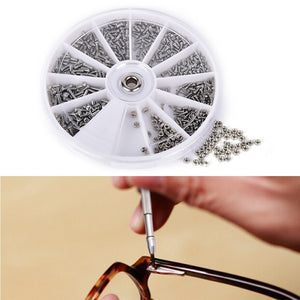 1 Bag (600pcs) For Watch Eye Glasses Clock cheap 12 Kinds of Stainless Steel Small Screws Nuts Assortment Kit Repair Part Tools