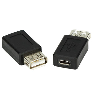1 PCS Micro USB Female to USB Female Adapter Connector