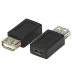 1 PCS Micro USB Female to USB Female Adapter Connector