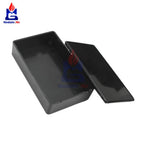 1 Pack Hot Sale Enclosure Instrument Case Electrical Supplies DIY 100X60X25MM Black Plastic Electronic Project Box