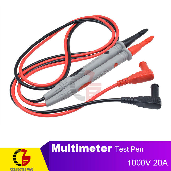 1 Pair Universal Digital Multimeter Test Pen Leads Multi Meter Tester Test Lead Cable Probe Pin Needle Wire Line 1000V 10A 20A