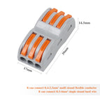 10/30/50/100 pcs Electrical Wire Connector Push-in Terminal Block Universal Fast Wiring Cable Connectors For Cable Connection