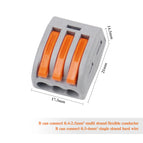 10/30/50/100 pcs Electrical Wire Connector Push-in Terminal Block Universal Fast Wiring Cable Connectors For Cable Connection