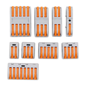 10/30/50/100 pcs Electrical Wire Connector Push-in Terminal Block Universal Fast Wiring Cable Connectors For Cable Connection