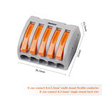 10/30/50/100 pcs Electrical Wire Connector Push-in Terminal Block Universal Fast Wiring Cable Connectors For Cable Connection