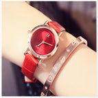 10 Colors GUOU Women Calendar Watches Lady's Luxury Wristwatch Genuine Leather Dress Watch Quartz watch Bracelet Clocks Dropship