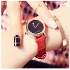 10 Colors GUOU Women Calendar Watches Lady's Luxury Wristwatch Genuine Leather Dress Watch Quartz watch Bracelet Clocks Dropship
