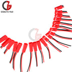 10 Pairs 100mm 10cm Male Female Connector JST Plug Cable For RC BEC Battery Helicopter DIY FPV Drone Quadcopter