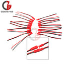 10 Pairs 100mm 10cm Male Female Connector JST Plug Cable For RC BEC Battery Helicopter DIY FPV Drone Quadcopter