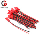 10 Pairs 100mm 10cm Male Female Connector JST Plug Cable For RC BEC Battery Helicopter DIY FPV Drone Quadcopter