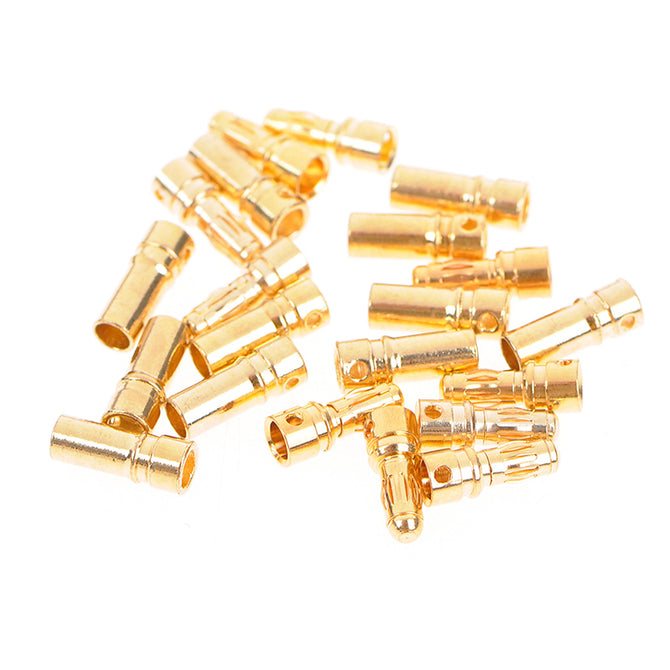 Gold Plated Banana Plug Jack Connector Set - Golden (3.5mm / 10 Pairs) wholesale bulk price