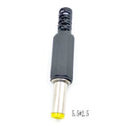 10 pcs/lot DC power plug 9mm length 5.5*2.1MM 3.5*1.3MM 30V 1A Electric Connectors Male Mount Jack Plug Wire Terminals Adapter