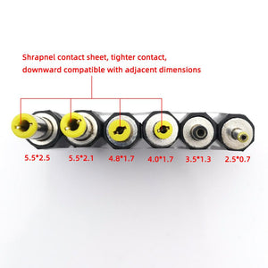 10 pcs/lot DC power plug 9mm length 5.5*2.1MM 3.5*1.3MM 30V 1A Electric Connectors Male Mount Jack Plug Wire Terminals Adapter