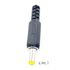10 pcs/lot DC power plug 9mm length 5.5*2.1MM 3.5*1.3MM 30V 1A Electric Connectors Male Mount Jack Plug Wire Terminals Adapter