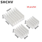 10 pcs/lot Raspberry Pi 3 Heat Sink Aluminum Cooler Radiator Heatsinks for Raspberry Pi 3 Model B 3B Plus
