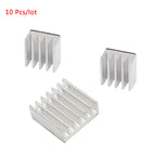 10 pcs/lot Raspberry Pi 3 Heat Sink Aluminum Cooler Radiator Heatsinks for Raspberry Pi 3 Model B 3B Plus